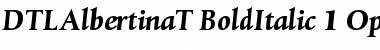 Download DTL Albertina Font