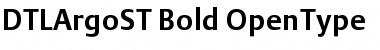 DTLArgoST Bold Font