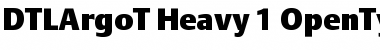 DTL Argo T Heavy Font