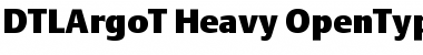 DTLArgoT Heavy Font
