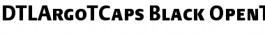 DTLArgoTCaps Black Font