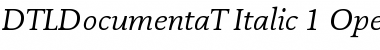 Download DTL Documenta Font