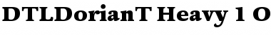 DTL Dorian T Heavy Font