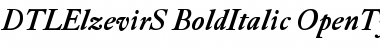 DTLElzevirS BoldItalic Font