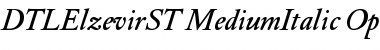 DTL Elzevir ST Medium Italic Font