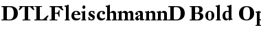 DTL Fleischmann D Bold Font