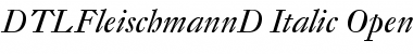 Download DTLFleischmannD Font