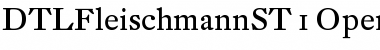 DTLFleischmannST Regular Font