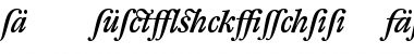 DTL Fleischmann T Alt Medium Italic Font