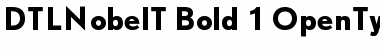 DTL Nobel T Bold Font