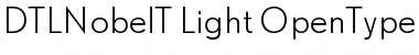 DTLNobelT Light Font