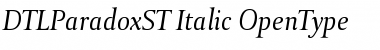 DTLParadoxST Italic Font