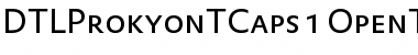 DTLProkyonTCaps Regular Font