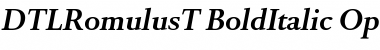 DTLRomulusT Regular Font