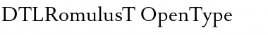 DTLRomulusT Regular Font