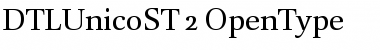 DTLUnicoST Regular Font