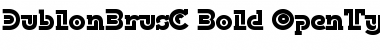 Download DublonBrusC Font