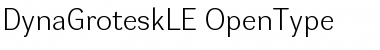 DynaGrotesk LE Regular Font