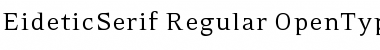 EideticSerif-Regular Regular Font