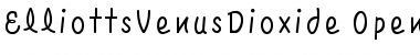 ElliottsVenusDioxide Regular Font