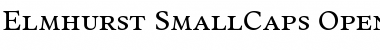 Elmhurst SmallCaps Font