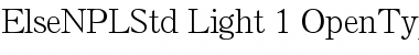 Else NPL Std Light Font