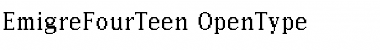 EmigreFourTeen Regular Font