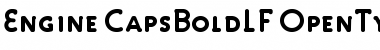 Engine CapsBoldLF Font