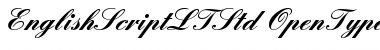 English Script LT Std Regular Font