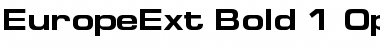 EuropeExt Bold Font