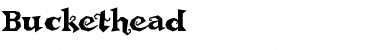 Download Buckethead Font