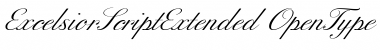 Download ExcelsiorScript Font