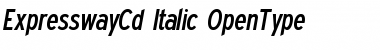 Expressway Cd Italic Font