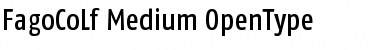 FagoCoLf Medium Font