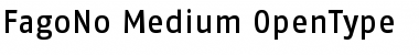 FagoNo Medium Font