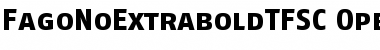 FagoNoExbTf Regular Font