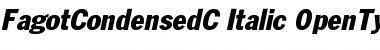 Download FagotCondensedC Font