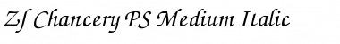 Zf Chancery PS Regular Font