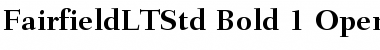 Download Fairfield LT Std Font