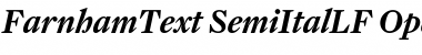 Download FarnhamText-SemiItalLF Font