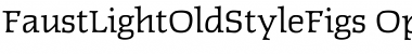 FaustLightOldStyleFigs Regular Font