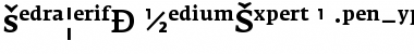 FedraSerifA MediumExpert Font