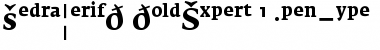 FedraSerifB BoldExpert Font