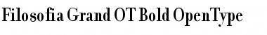 Filosofia Grand OT Bold Font