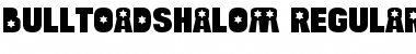 Download Bulltoad Shalom Font