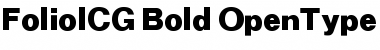 FolioICG Bold Font