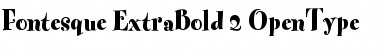 Download Fontesque-ExtraBold Font