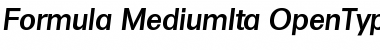 Formula-MediumIta Regular Font