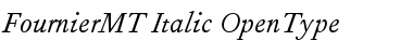 Fournier MT Italic Font