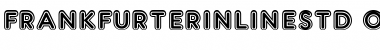 Frankfurter Inline Std Regular Font